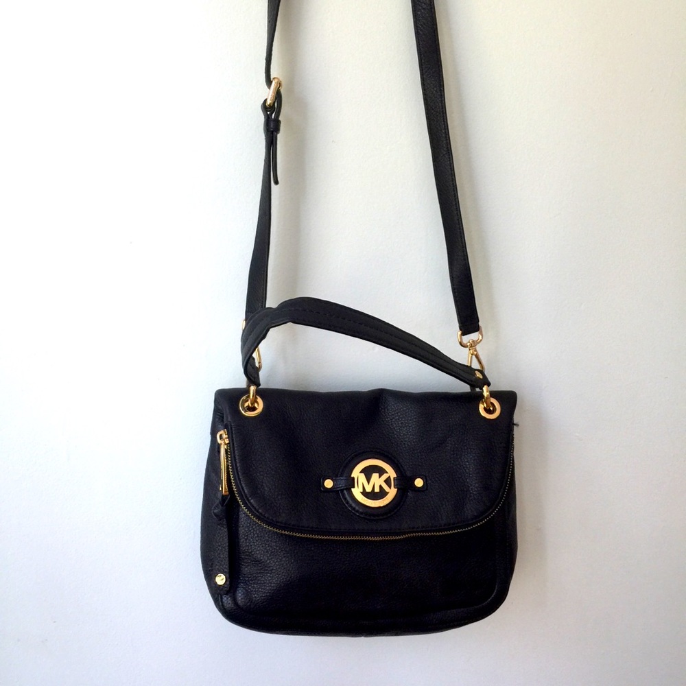 Michael Kors Leather Folded Handbag Satchel